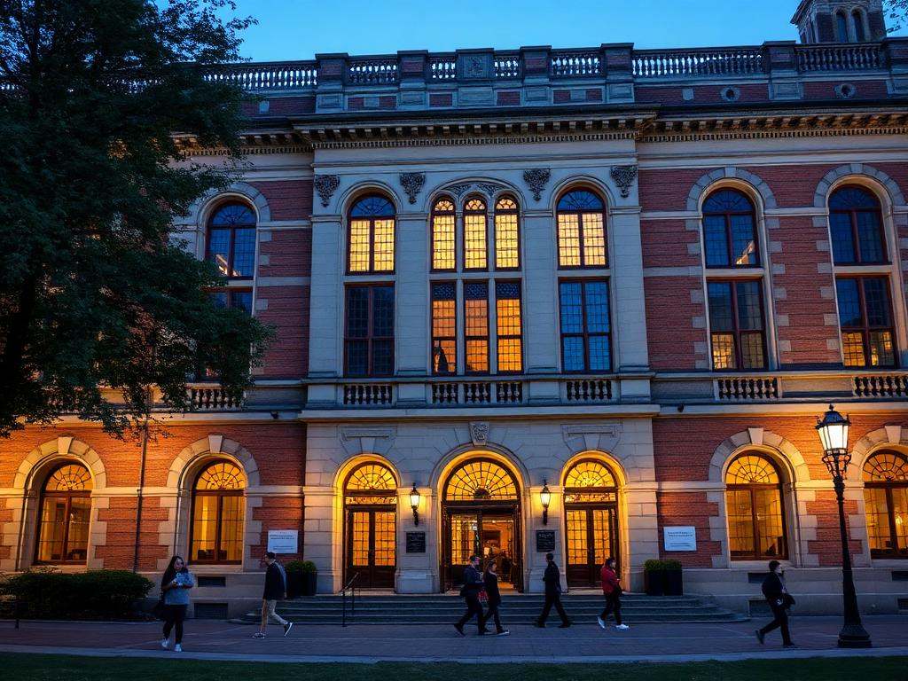 Historic UK university campus